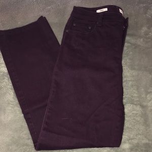 Purple straight-leg jeans sz 12